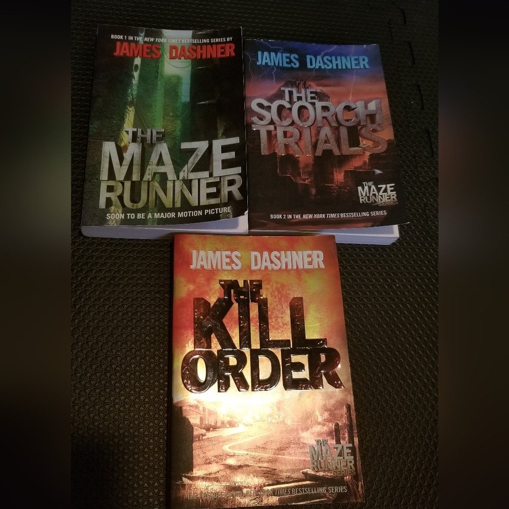 The Maze Runner Book Series (3 of the 5 books) 